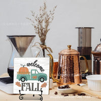 Autumn Thanksgiving Wooden Tabletop Decor