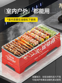 Disposable BBQ Grill Charcoal Barbecue Oven Portable Outdoor Camping Picnic Tool Set