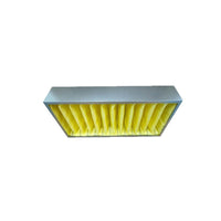 Medium Efficiency Panel Air Filter for HVAC Systems, F8/F9 Galvanized/Aluminum Frame