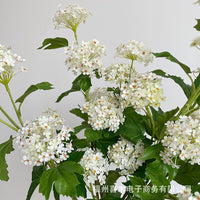 Artificial Snowball Hydrangea Stem for Home Decor and Photography Props