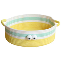 Hand-Woven Rattan Cat Bed with Cushion - Summer Cool Pet Hammock for Cats