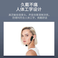 Wireless UHF Headset Microphone System for Stage Performance and Karaoke