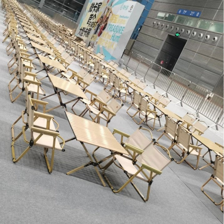 Portable Folding Table and Chair Set for Outdoor Activities, Picnics, and Camping