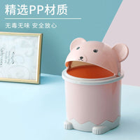 Mini Desktop Trash Can with Lid - Odor-Proof Waste Bin for Home, Office, Car, Bedroom