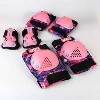 Adult & Kids Roller Skating Protective Gear Set with Helmet, Knee Pads, Elbow Pads, and Wrist Guards