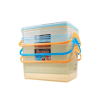 Multi-purpose Storage Box with Lid and Handle for Pet Food, Toys, Tools, and Snacks