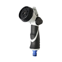 Garden Hose Nozzle with 6 Spray Patterns and Thumb Control