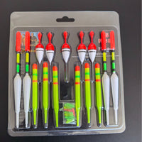 Fishing Floats Set - High Visibility Vertical Bobbers for Angling