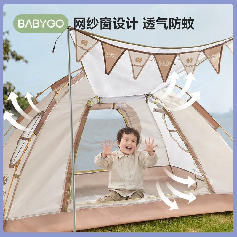 BABYGO Kids Play Tent Indoor Outdoor Camping Game House for Girls and Boys
