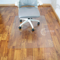 PVC Rectangular Chair Mat for Hardwood Floors, Clear Desk Chair Mat, Non-Slip Floor Protector