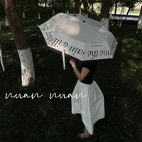 French Vintage Style UV Protection Umbrella for Sun and Rain