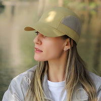 Women's Lightweight Breathable Quick-Dry Baseball Cap for Outdoor Sports and Sun Protection