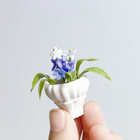 Miniature Potted Artificial Flowers and Plants for Dollhouse Decor and Photography Props