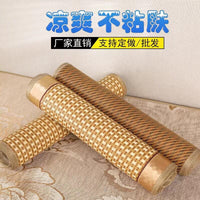 Pet Cooling Mat for Dogs and Cats, Summer Ice Silk Rattan Mat for Kennels and Beds