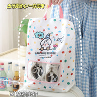 Portable Visible Shoe Storage Bag for Travel and Business Trips, Dustproof Waterproof Shoe Pouch for Sneakers