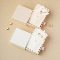 Portable Snap-Closure Jewelry Pouch for Necklace Earrings Rings, Dustproof Storage Organizer Bag