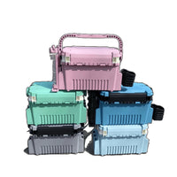 Multifunctional Outdoor Fishing Box with Rod Holders and Cup Holder for Lure and Bait Storage