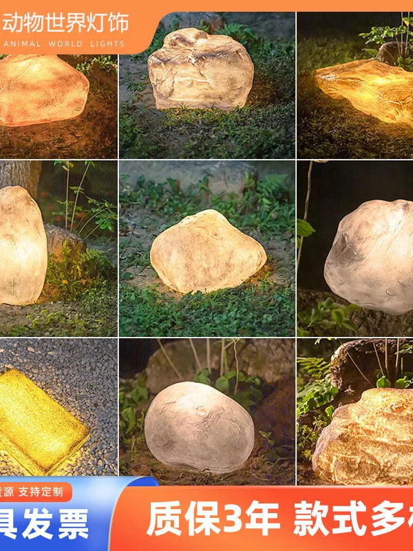 LED Rock Landscape Light Outdoor Waterproof Garden Decoration Lamp