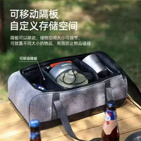 Outdoor Camping Storage Bag Oxford Cloth Waterproof Large Capacity for Gear, Gas Canisters, Tableware, Tools