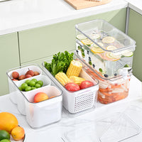 Large Capacity Cold Water Pitcher with Faucet for Refrigerator, Iced Beverage Dispenser, Outdoor Fruit and Vegetable Container