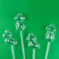 Cute Frog Glass Self-Watering Plant Spikes for Indoor/Outdoor Plants