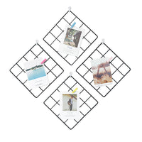 Square Grid Photo Wall Panel for Room Decor