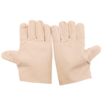 Thickened Canvas Work Gloves Heat Resistant Non-slip Double Layer for Welding and General Purpose