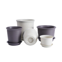 Thickened Round Plastic Plant Pot for Balcony Gardening, Succulents, and Green Plants