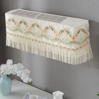 Air Conditioner Dust Cover for Wall-Mounted Units, Full Coverage, No Removal Needed for Operation, Anti-Direct Blowing