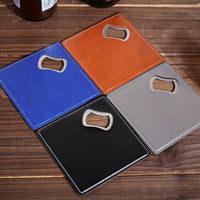 New Bottle Opener PU Leather Protective Cover Anti-Rust Beer Bottle Opener Sleeve
