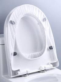 Disposable Toilet Seat Covers for Travel and Hotel Use, Non-Woven Fabric