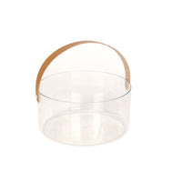 Portable Transparent Fruit Ice Bucket with Handle for Picnics and Outdoor Parties