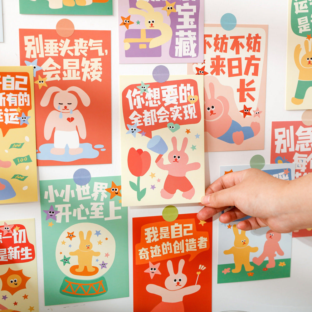 Beixiang 30-Piece Inspirational Decorative Cards for Walls and Frames