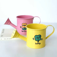Kids' Garden Watering Can for Plants and Flowers, Durable Iron Art Sprinkler for Kindergarten Planting Areas