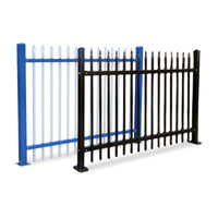 Stainless Steel Wall Fence for Villas & Factories, Security Isolation Barrier