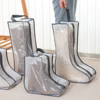 Travel Shoe and Boot Storage Bag with Clear Dustproof Window