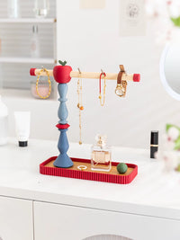 Aying Dopamine Perfume Display Tray with Key Holder and Jewelry Organizer