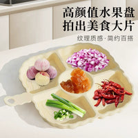 Multi-Compartment Food Prep Tray for Kitchen Organization