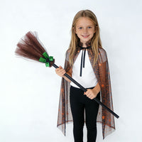 Halloween Witch Broomstick Prop for Kids' Cosplay