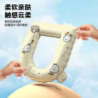 Waterproof Thick Toilet Seat Cushion, All-Season EVA Washable & Reusable Toilet Seat Cover with Adhesive Backing