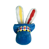 PETSVILLE Circus Series Clown Rabbit Squeaky Plush Dog Toy