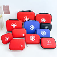 Portable EVA First Aid Kit Hard Shell Emergency Storage Bag for Home, Outdoor, Travel, Car