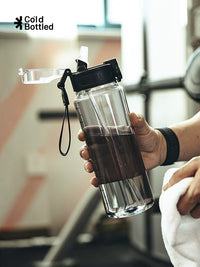 Coldbottled Large Capacity Tritan Sports Water Bottle with Straw/Direct Drink Spout