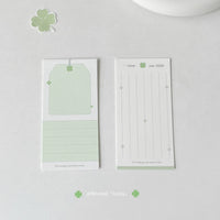 Lucky Series Acrylic Charm Bookmark with Transparent Card