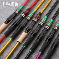 Fiberglass Raft Fishing Rod with Soft Tip for Shore Casting and Trolling