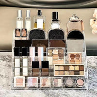 Acrylic Tiered Display Stand for Cosmetics and Nail Polish