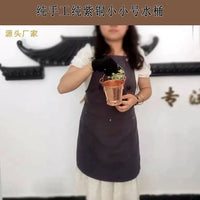 Handmade Pure Copper Ice Bucket with Handle for Beer and Fruit