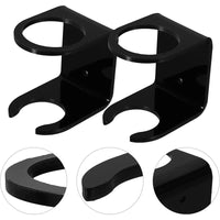 2-Pack Acrylic Wall Mount Baseball Bat Display Rack for Sports Memorabilia