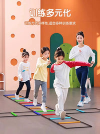 Football Training Agility Ladder for Kids, Home Physical Pace Training Equipment, Folding Rope Ladder
