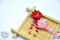 BJD/DD Doll Japanese Style Hair Clip Headpiece for 1/4, 1/3, Baby, and Uncle Sizes